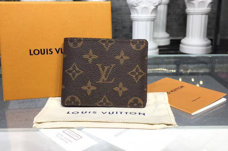 Louis Vuitton M62294 LV Slender Wallet Monogram Canvas