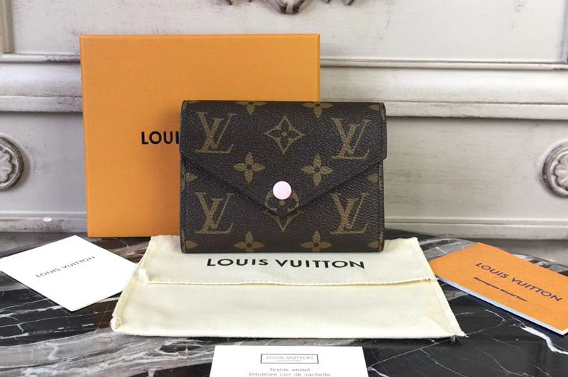 Louis Vuitton M62360 Monogram Canvas Victorine Wallet Pink