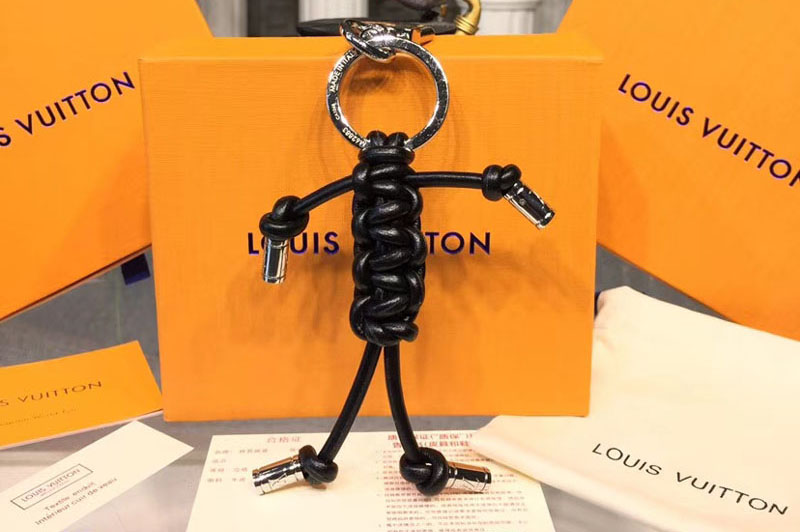 Louis Vuitton M62884 LV MR Louis Bag Charm And Key Holder Black