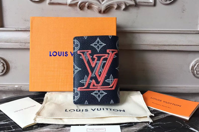 Louis Vuitton M62889 Monogram Ink Canvas Pocket Organizer Wallets