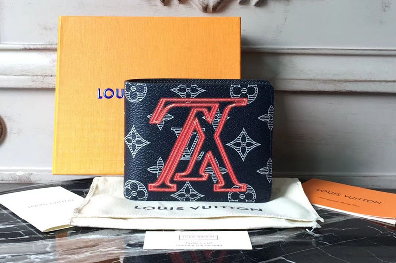 Louis Vuitton M62891 Monogram Ink Canvas Multiple Wallet