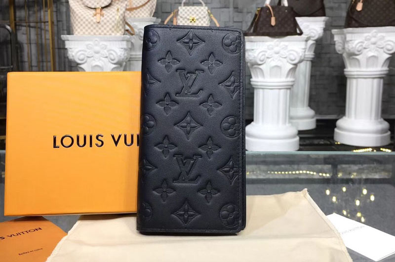 Louis Vuitton M62900 LV Brazza Wallets Monogram Shadow Leather