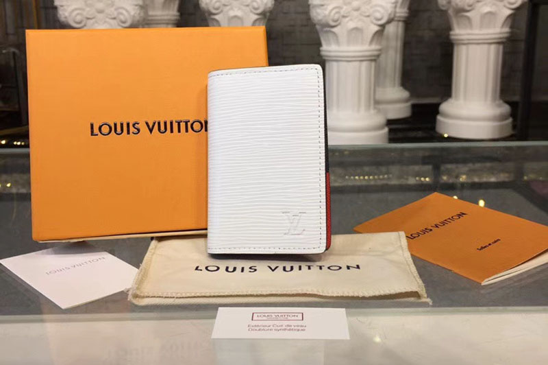 Louis Vuitton M62906 LV Pocket Organizer Wallet Epi Leather