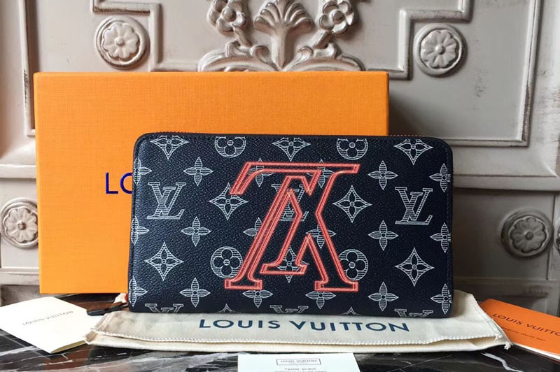 Louis Vuitton M62931 Monogram Ink Canvas Zippy Organizer Wallets