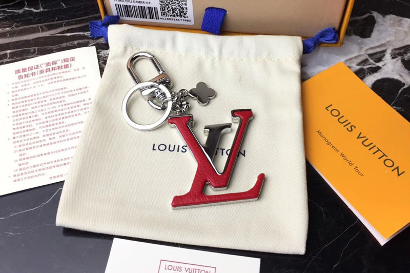 Louis Vuitton M63080 LV Capucines Bag Charm And Key Holder Red