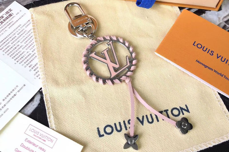 Louis Vuitton M63081 LV Very Bag Charm and Key Holder Pink