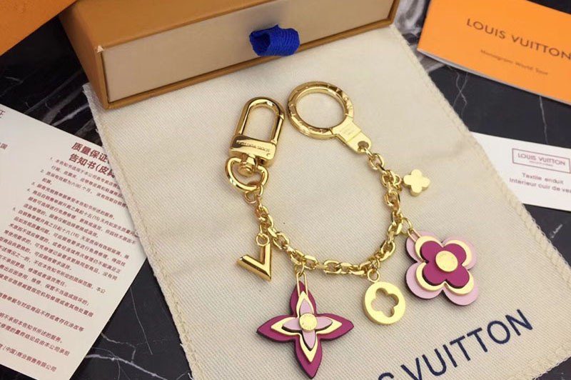 Louis Vuitton M67288 LV Blooming Flowers Bag Charm and Key Holder