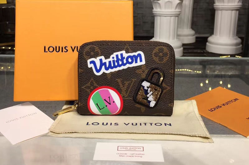 Louis Vuitton M63391 LV Monogram Canvas Zippy Coin Purse