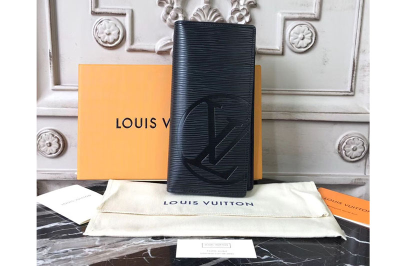 Louis Vuitton M63511 Epi Leather Brazza Wallet Black