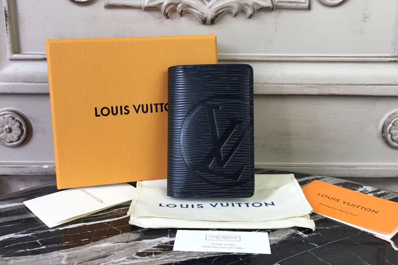 Louis Vuitton M63516 Epi Leather Pocket Organizer Black