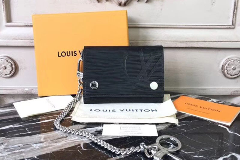Louis Vuitton M63518 Rivets Chain Epi Leather Wallet