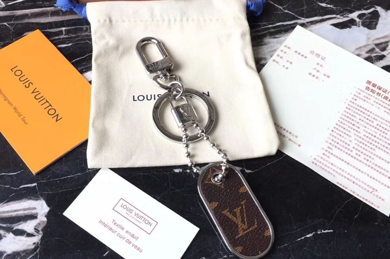 Louis Vuitton M63618 LV Tab Bag Charm and Key Holder Monogram Canvas