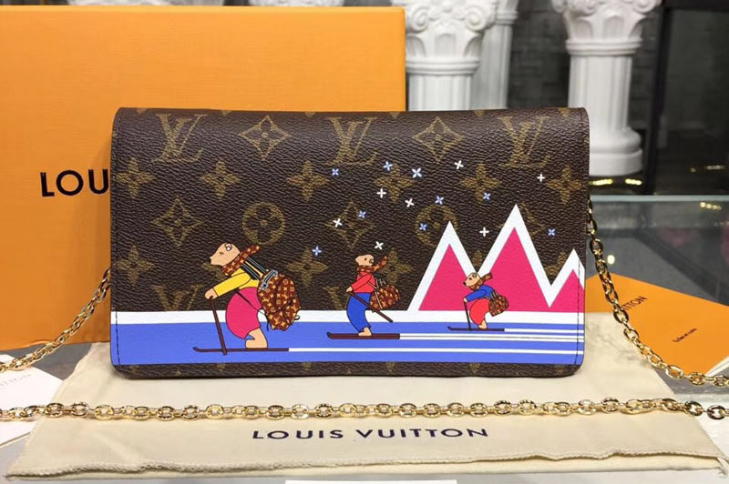 Louis Vuitton M63857 LV Monogram Canvas Pochette Weekend Bags