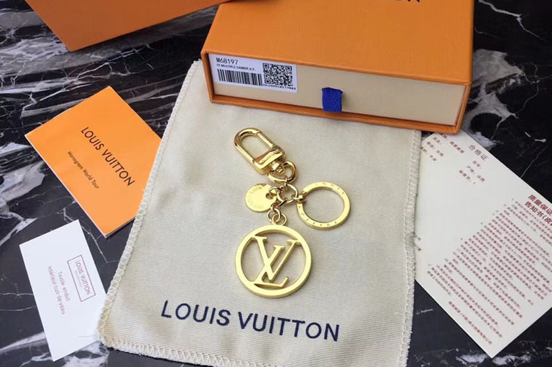 Louis Vuitton M68000 LV Circle Bag Charm and Key Holder