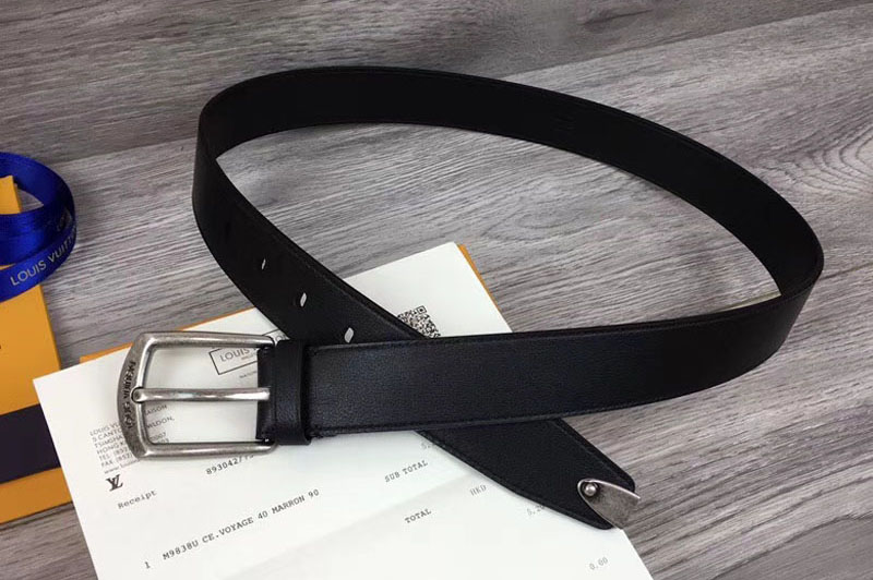 Louis Vuitton M9081 35mm belt Black