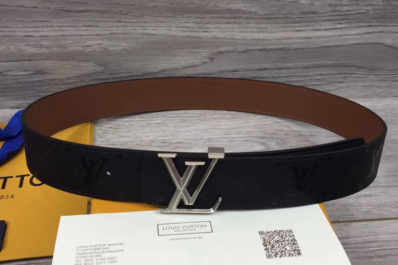 Louis Vuitton M9914S LV Pyramide 40mm Reversible Belts Black