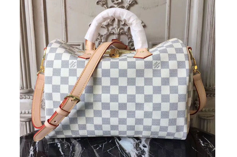 Louis Vuitton N41732 Speedy Bandouliere 35 Damier Azur Canvas Bags