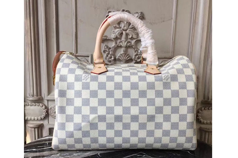 Louis Vuitton N41370 Speedy 30 Damier Azur Canvas Bags
