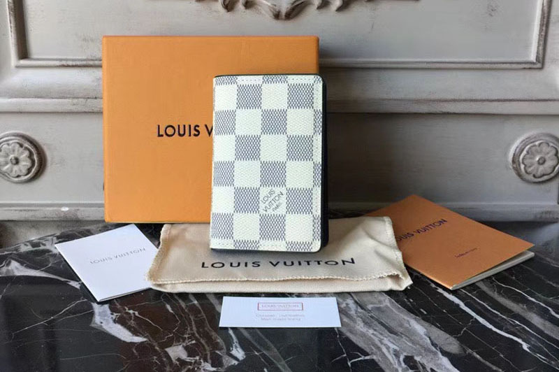 Louis Vuitton N63505 Pocket Organizer Damier Coastline Canvas