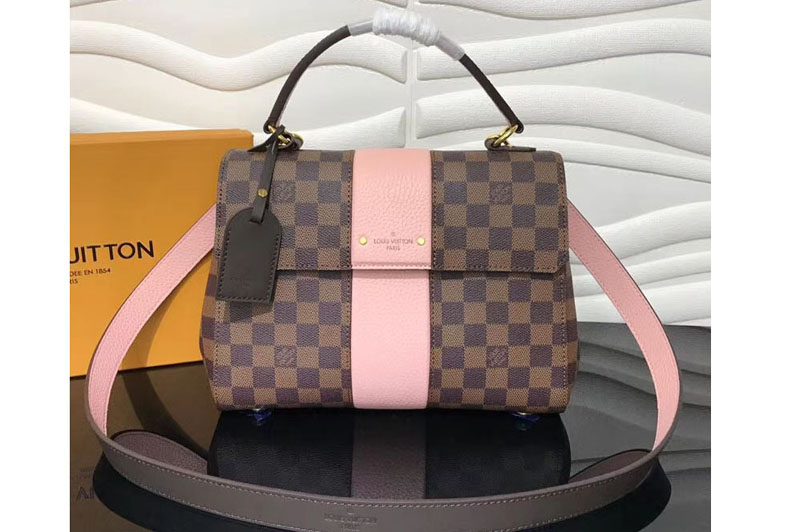 Louis Vuitton N64416 LV Damier Ebene Canvas Bond Stree Bags Pink