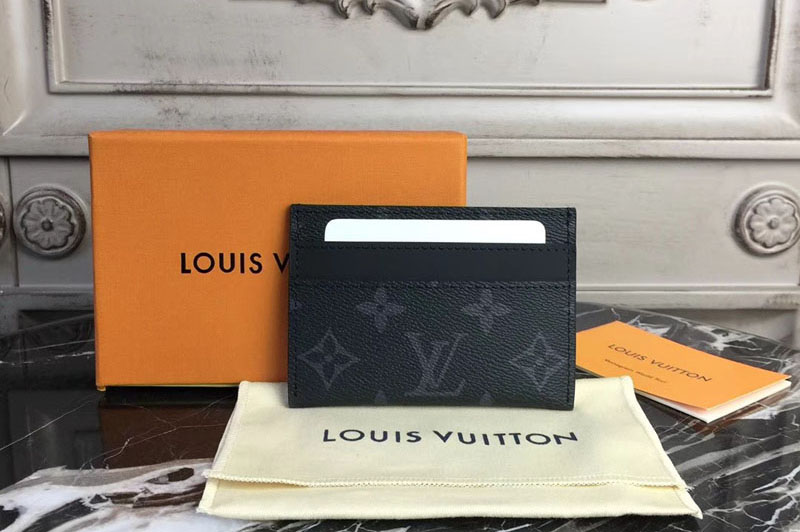 Louis Vuitton M62170 Double Card Holder Monogram Eclipse Canvas