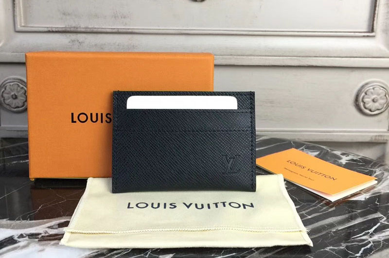 Louis Vuitton M30655 Double Card Holder Taiga Leather