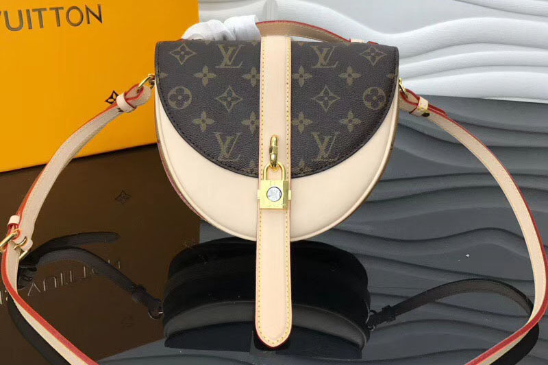 Louis Vuitton M43645 LV Chantilly Lock Monogram Reverse Canvas Bags Beige
