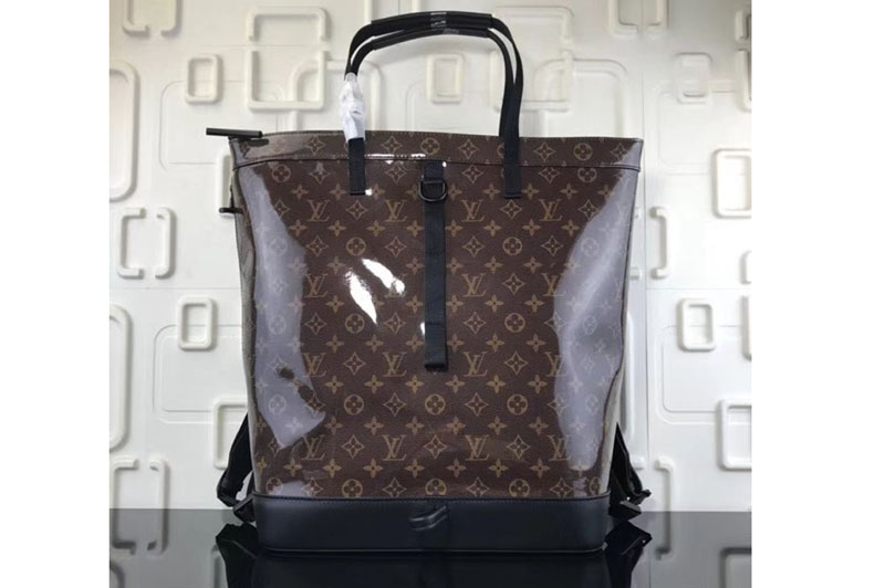 Louis Vuitton M43890 LV Monogram Glaze Canvas Zipped Tote Bags
