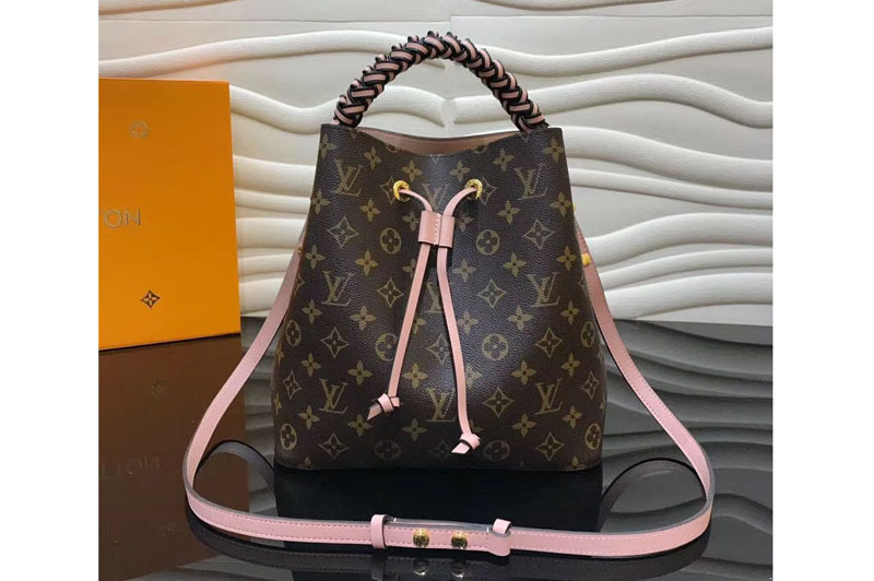 Louis Vuitton M43985 LV Monogram Canvas Neonoe Bags Pink