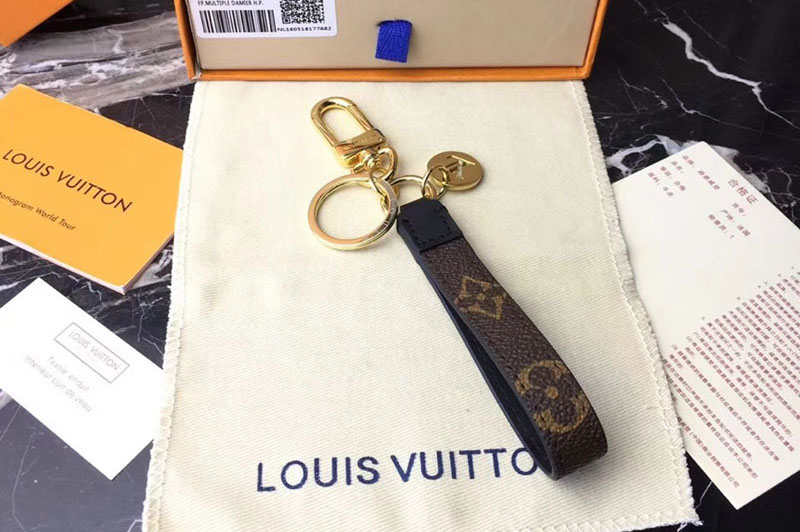 Louis Vuitton M61950 LV Monogram Canvas Dragonne Bag Charm and Key Holder