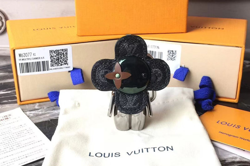 Louis Vuitton MP1990 LV Monogram Vivienne Bag Charm And Key Holder Blue