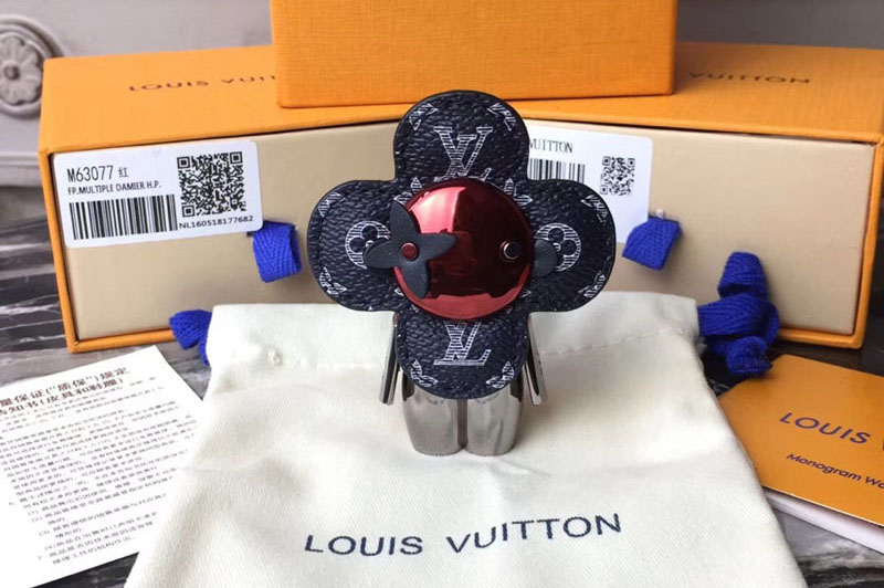 Louis Vuitton MP1990 LV Monogram Vivienne Bag Charm And Key Holder Red