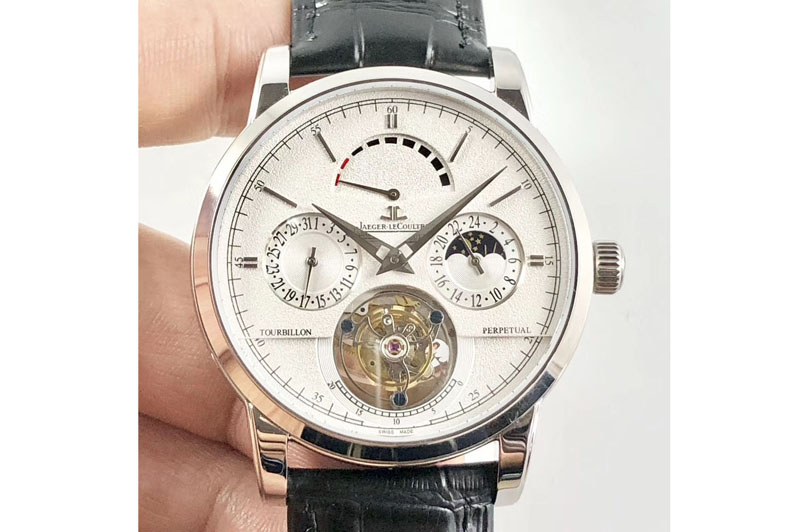 Jaeger-LeCoultre Master Tourbillion 42mm SS/LE White Dial Watches