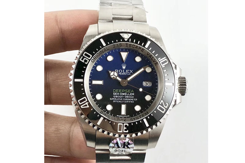 Rolex Sea-Dweller 116660 "D-BLUE" ARF 1:1 Best Edition 904L SS Case and Bracelet SH3135 V2