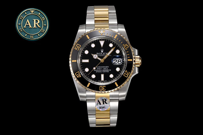 Rolex Submariner 116613 LN Black Ceramic ARF 1:1 Best Edition 904L SS Case and Bracelet SH3135V2