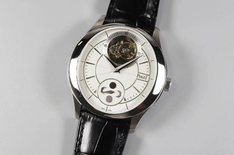 Piaget Black Tie Gouverneur Tourbillon Moonphase R8 Factory SS/LE White Dial Cal.642P