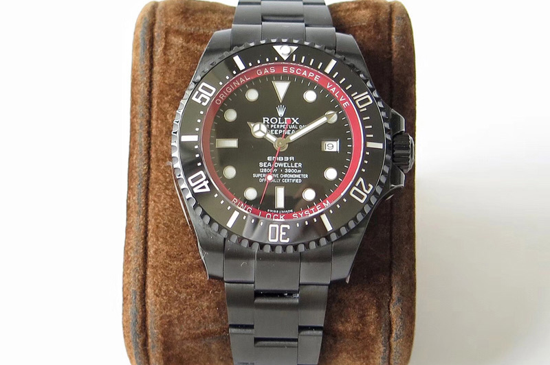 Rolex Sea-Dweller 116660 Bamford PVD VRF Best Edition Black Dial on SS Bracelet A2836