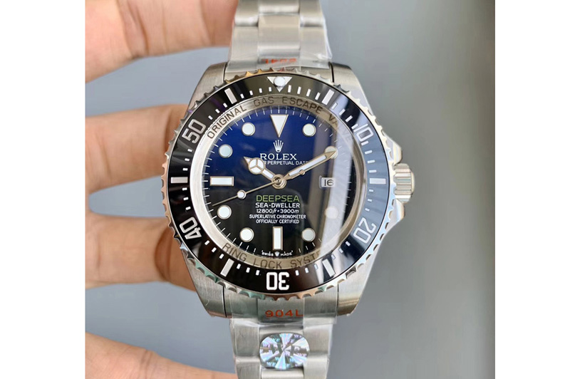 Rolex Sea-Dweller 126660 D-Blue WF 1:1 Best Edition 904L SS Case and Bracelet A3135 Clone