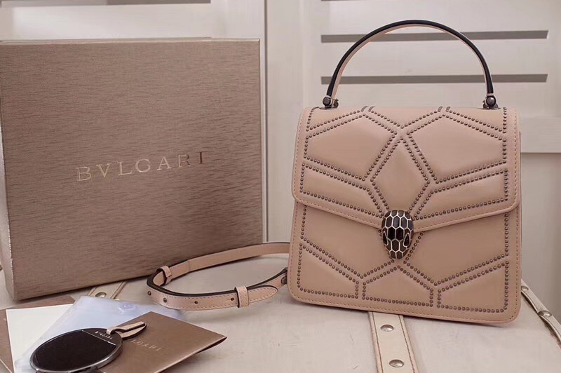 Bvlgari Serpenti Forever 284224 Crossbody Bags Pink Original Leather