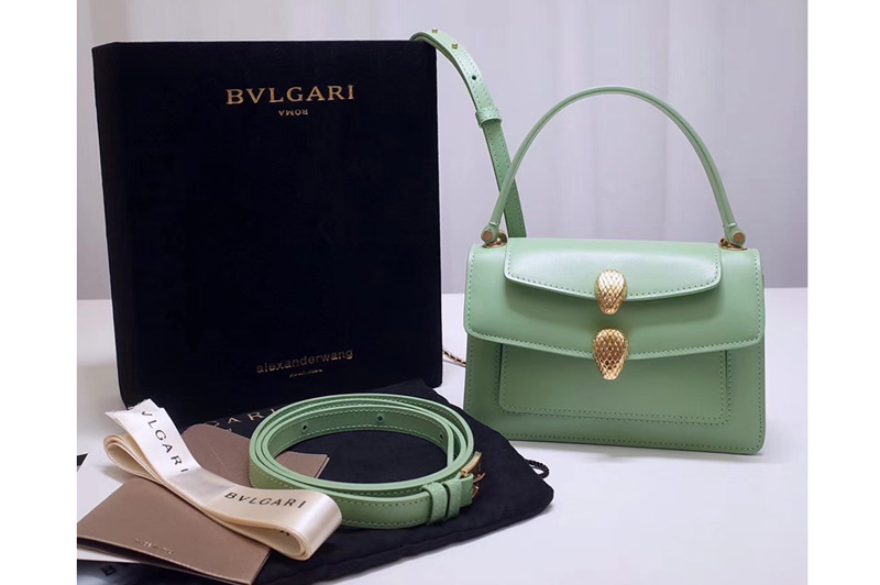 Alexander Wang x Bvlgari 288738 Belt Bag Green Smooth Calf Leather