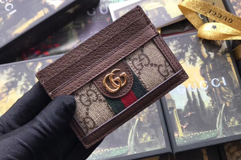 Gucci ‎523159 Ophidia GG card case