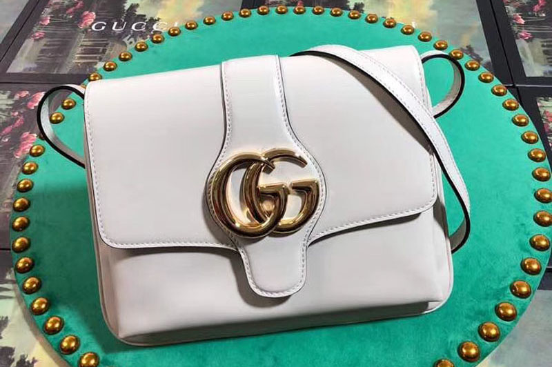 Gucci ‎550126 Arli medium shoulder bags White Leather