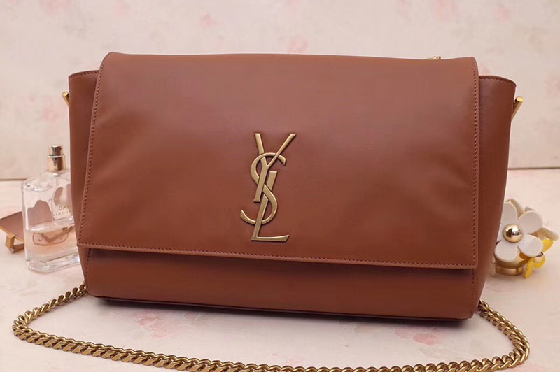 Saint Laurent YSL 553804 Kate Small Bags In Tan Grain De Poudre Embossed Leather