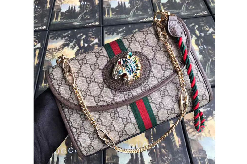 Gucci 564697 GG Supreme Rajah Small shoulder bags
