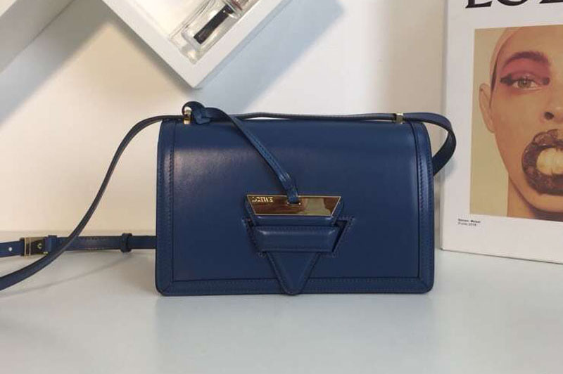Loewe Barcelona Bag Boxcalf Leather Blue