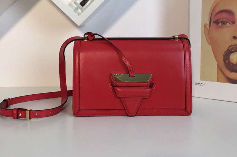 Loewe Barcelona Bag Boxcalf Leather Red