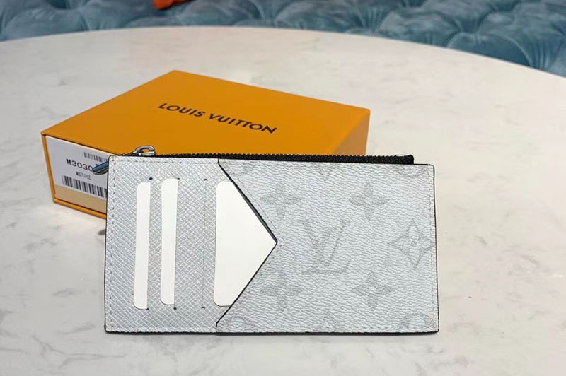 Louis Vuitton M30270 LV Coin Card Holder White Monogram canvas