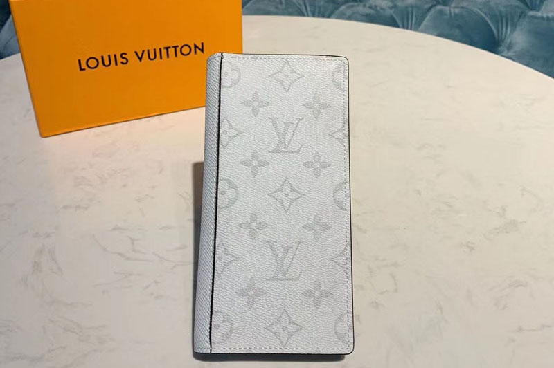 Louis Vuitton M30298 LV Brazza Wallet White Monogram Canvas