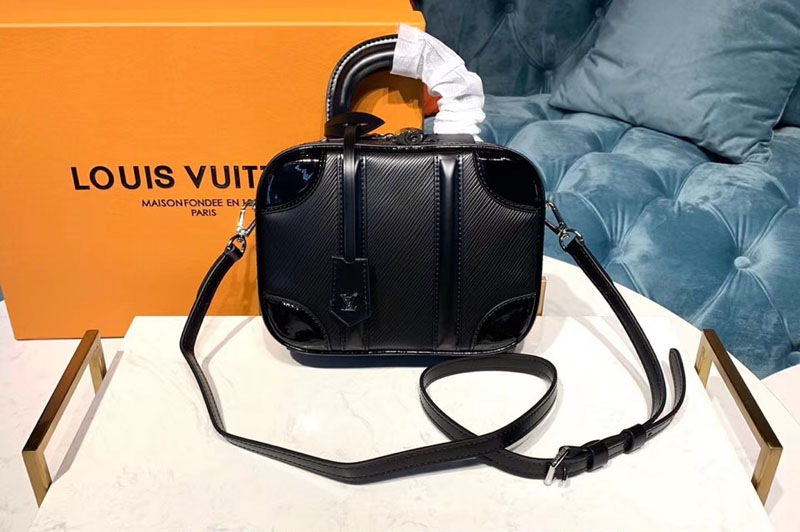 Louis Vuitton M44582 LV Mini Luggage Black Epi Leather