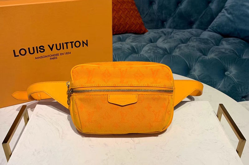 Louis Vuitton M44623 LV Outdoor bumbag Orange Monogram Denim